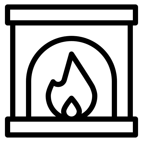 Black silhouette of a cat sitting.