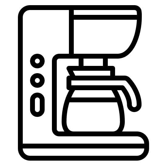 Simple black outline of a cat face.